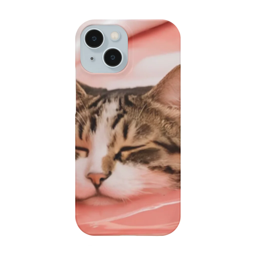 yume-neko-houseのとろける猫 Smartphone Case