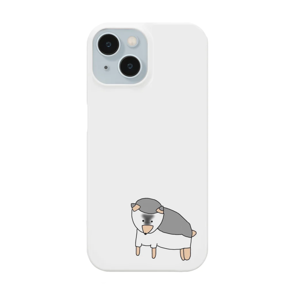 たぬきのアトリエの怒りのはりねずみ Smartphone Case