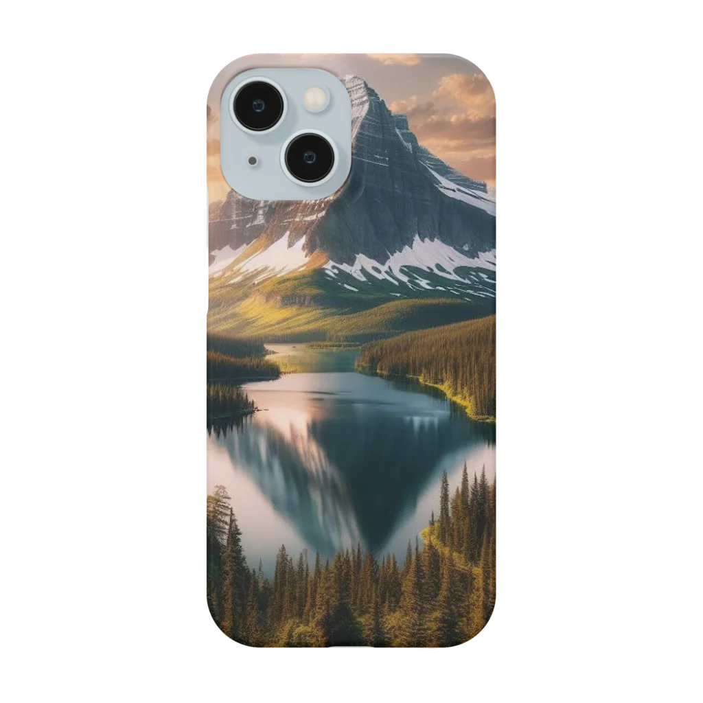 丸山晩霞オリジナルグッツの水彩画家丸山晩霞の近代画像グッズ3 Smartphone Case