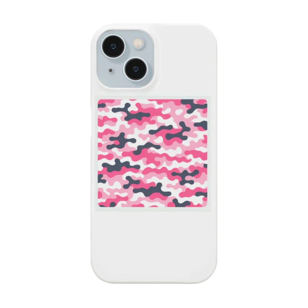 carl-carlのカモフラ　ピンク Smartphone Case