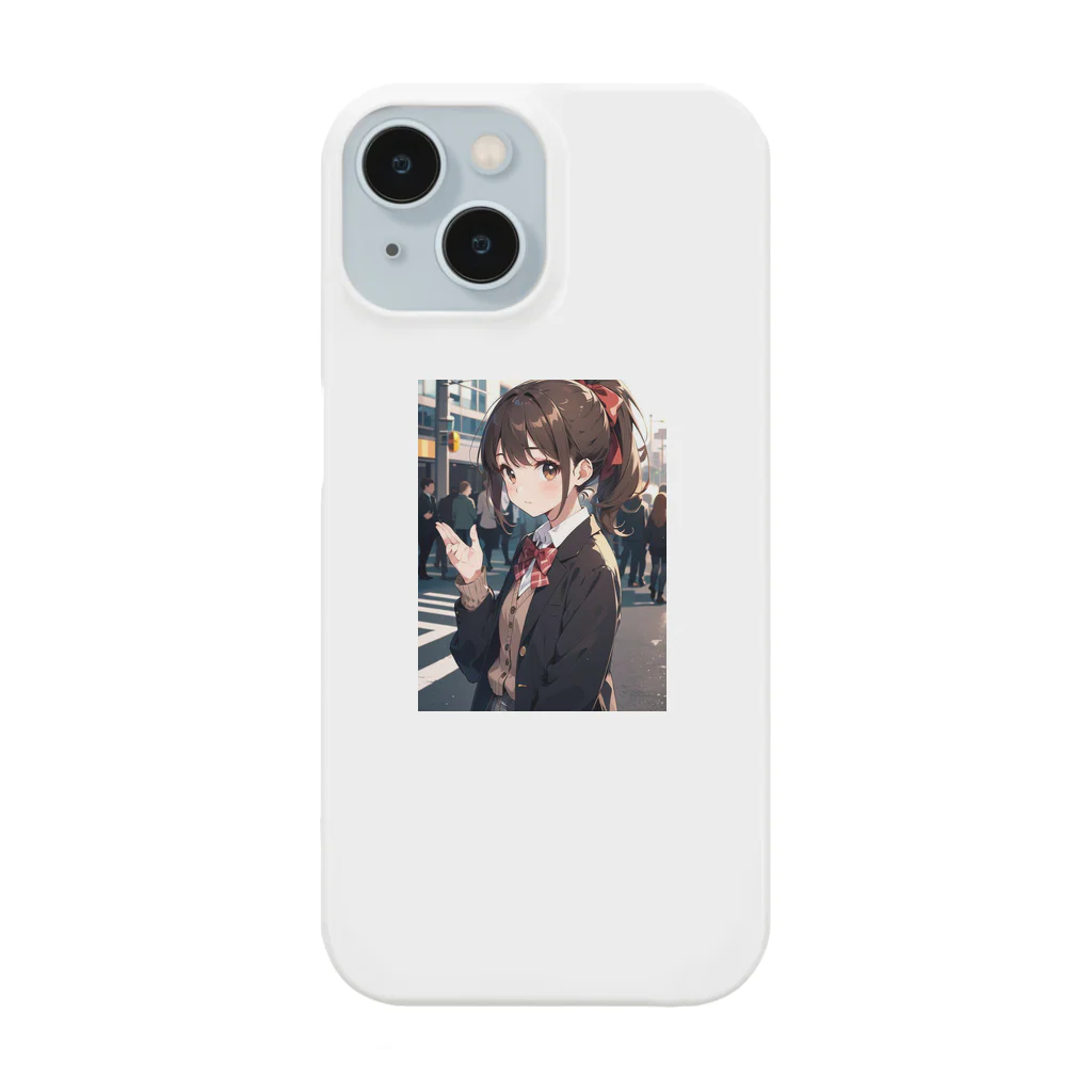 可愛い女の子グッズ販売の可愛いJKポニーテール Smartphone Case