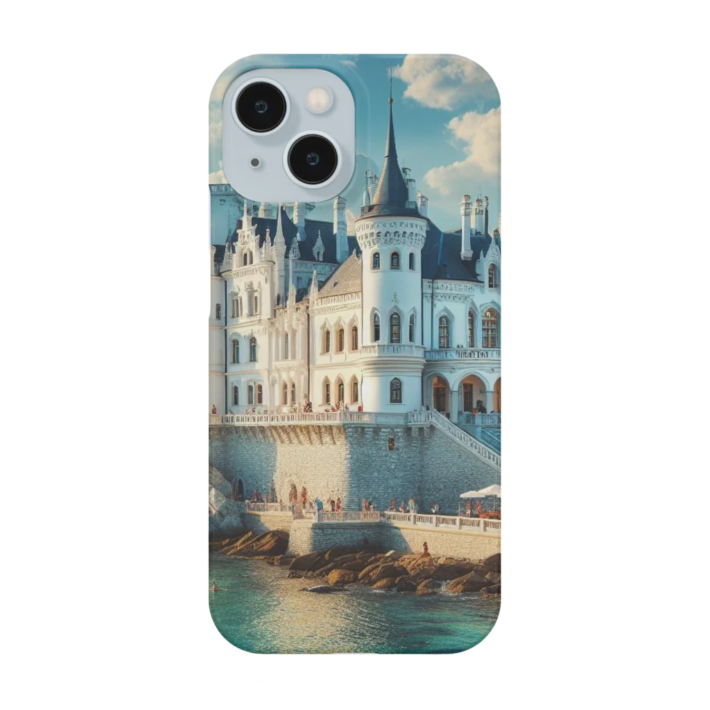 namidamakiの海辺の綺麗な城 Smartphone Case