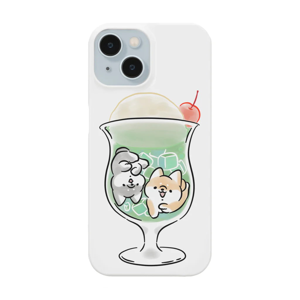 ほんわかしばいぬのほんわかしばいぬ(クリームソーダ) Smartphone Case