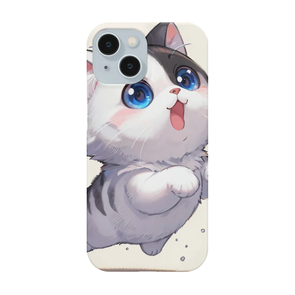 yos-1292583のねこニコばん Smartphone Case