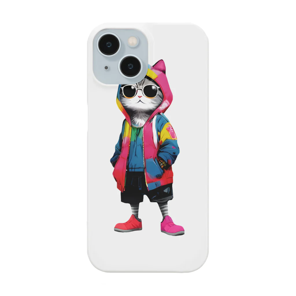 GRAFFITYのcat-man-2 Smartphone Case