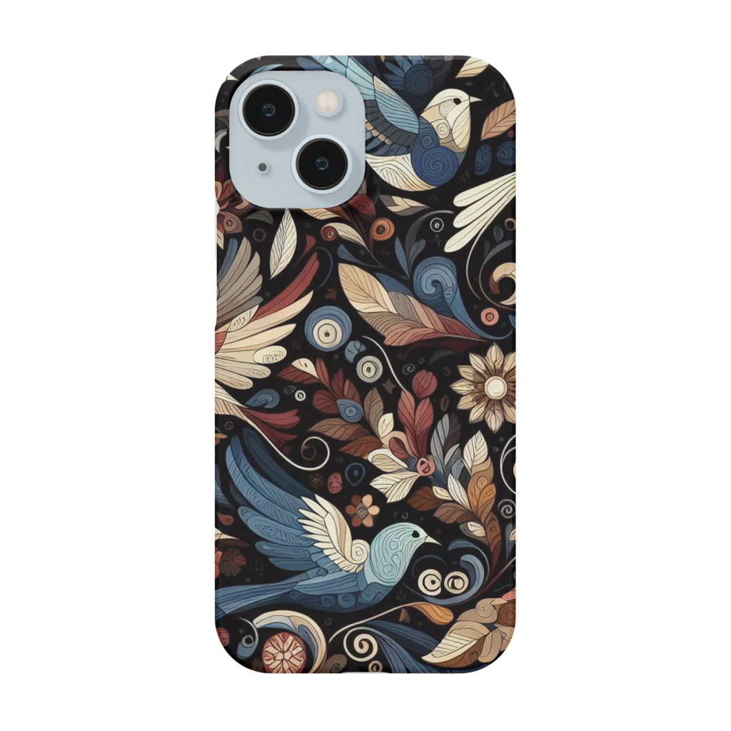 BONZEWORKSの花と鳥1 Smartphone Case