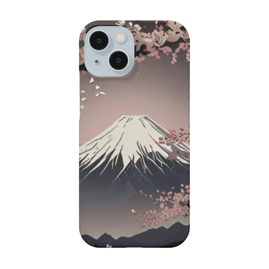 ころんと和み屋の桜と富士山 Smartphone Case