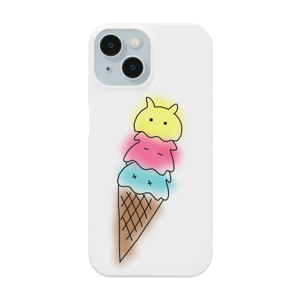 yuruchara_creatureの今にも溶けそうなアイス Smartphone Case