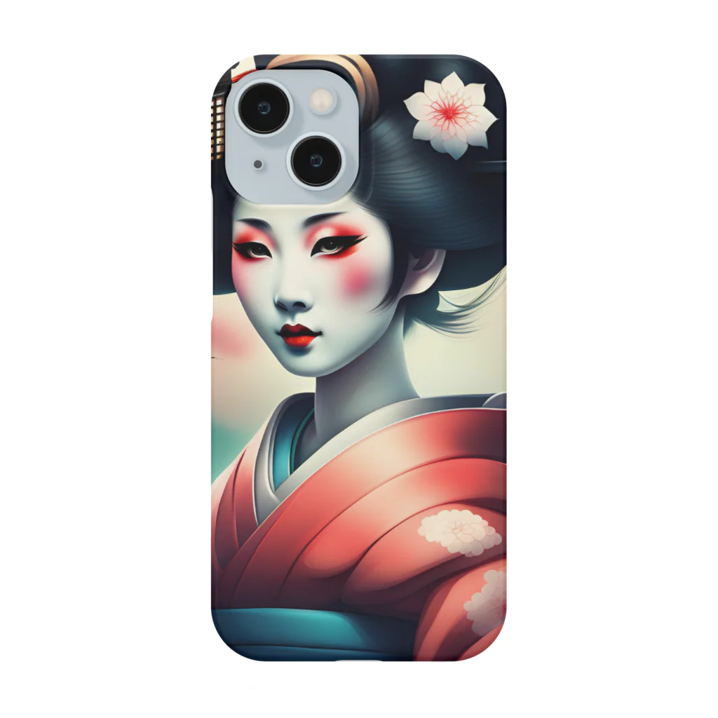 Mr_Geishaの月夜の芸者(Geisya of moon night) Smartphone Case