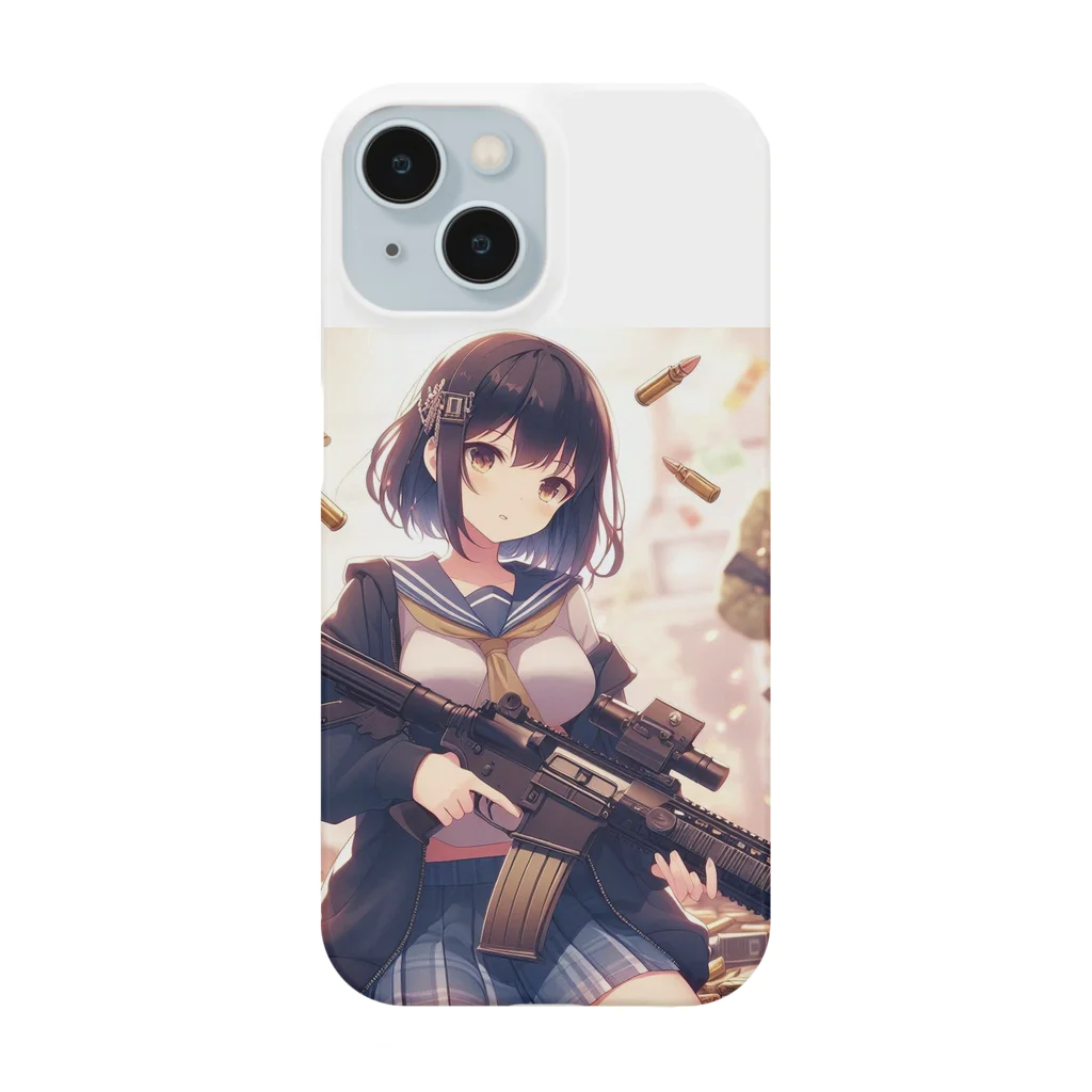 SWQAのアサルトライフル銃をもったjk Smartphone Case