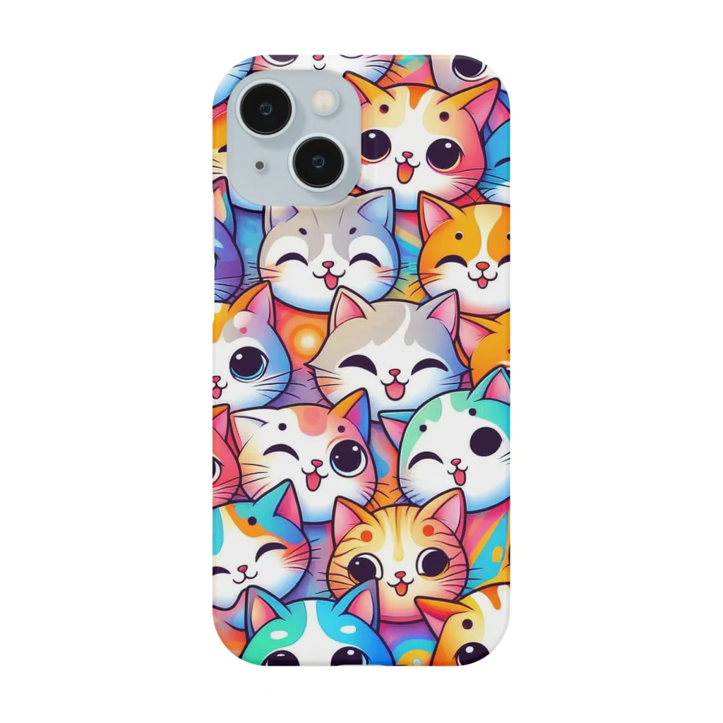 猫猫’ズのニャンとも猫まみれスマホケース【その１】 Smartphone Case