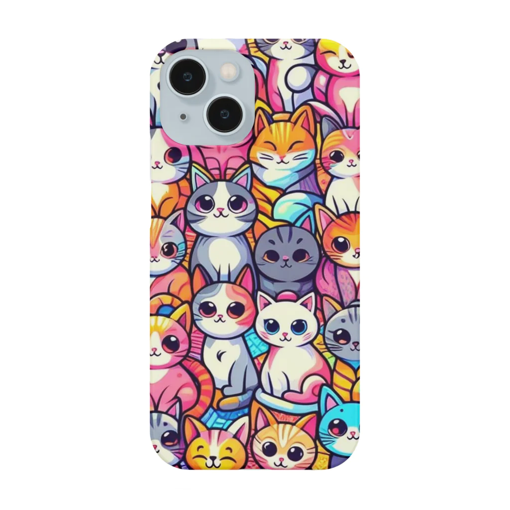 猫猫’ズのニャンとも猫まみれスマホケース【その２】 Smartphone Case