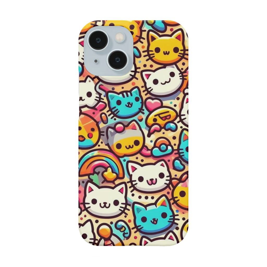 猫猫’ズのニャンとも猫まみれスマホケース【その3】 Smartphone Case