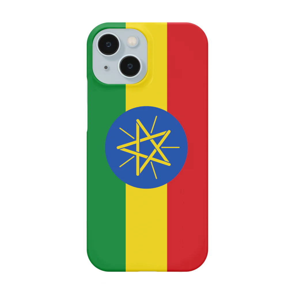 お絵かき屋さんのエチオピアの国旗 スマホケース