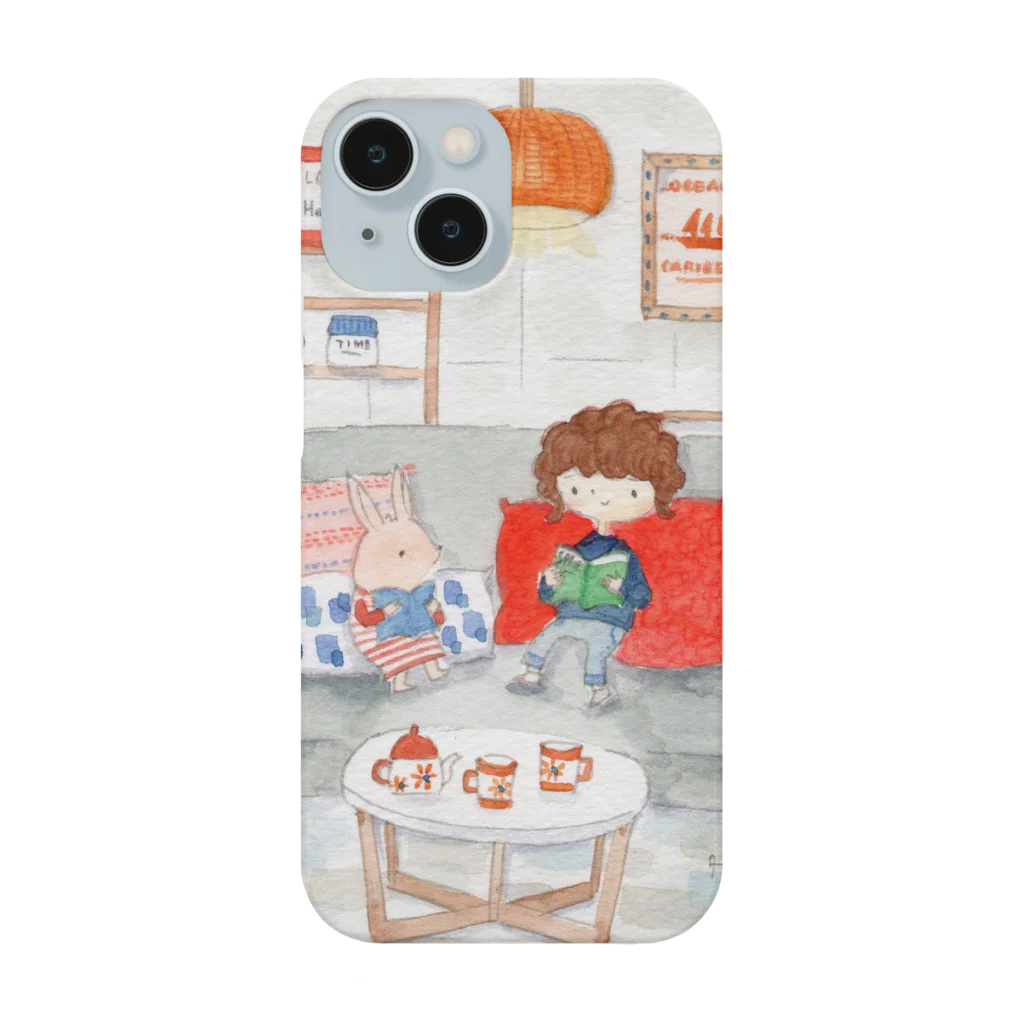 ブルーグリーンの大好きなソファ Smartphone Case