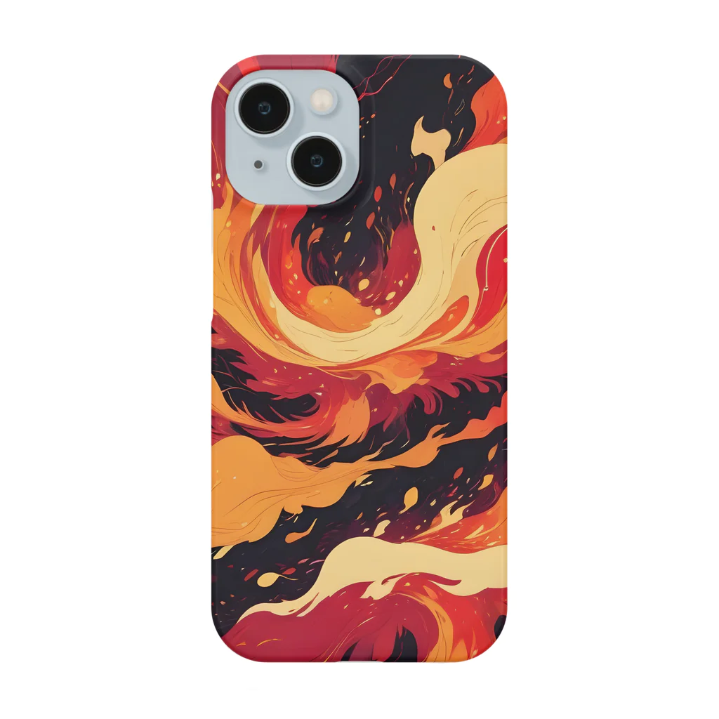 AI Fantasy Art Shopのart of fire② Smartphone Case