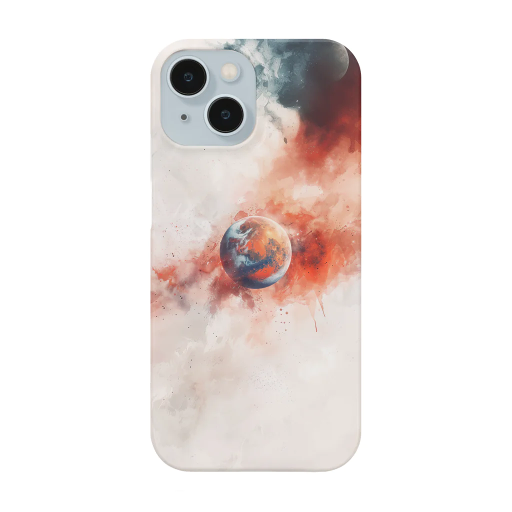 フクロウ古商店のRed planet Smartphone Case