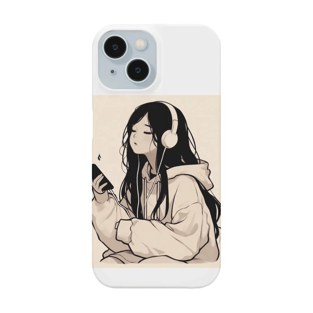 amechan0811のThe girl who listens to music2 Smartphone Case