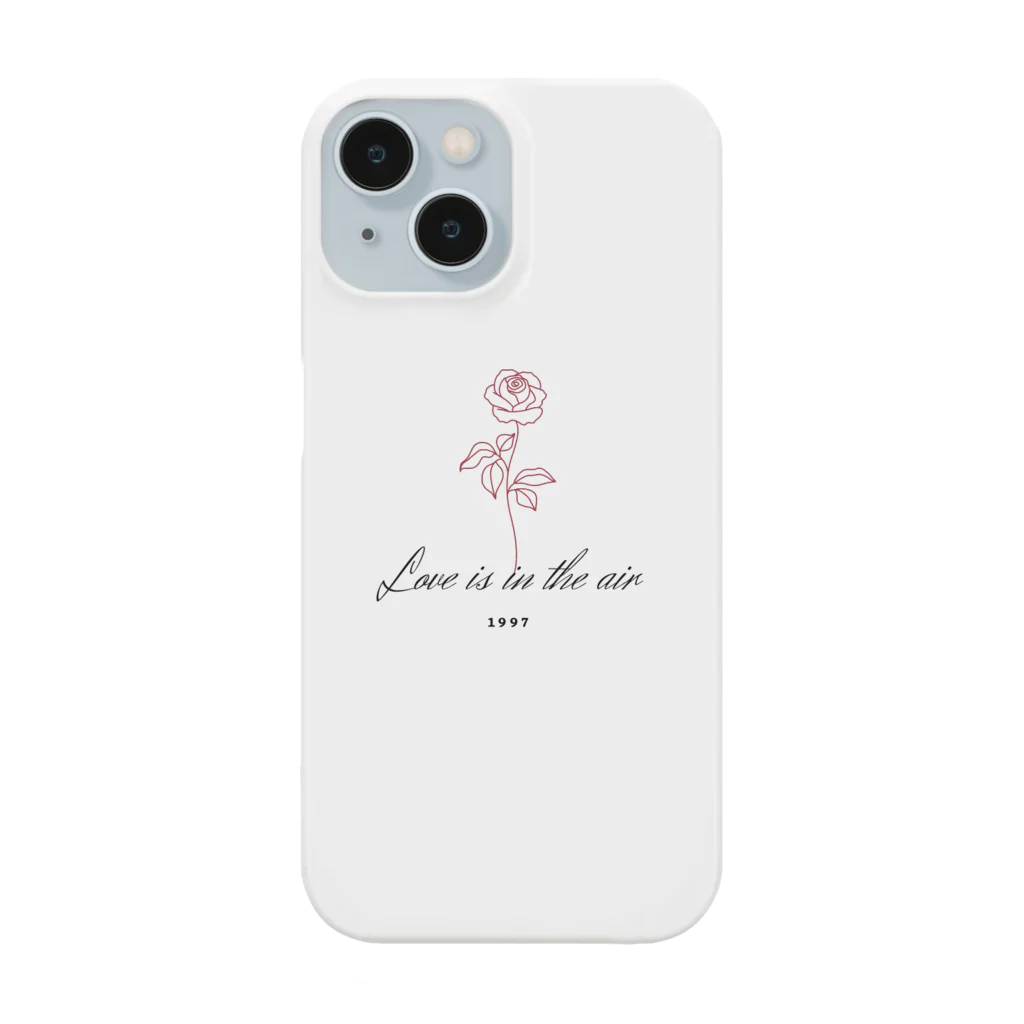 りなりのLove is in the air（バラ） Smartphone Case