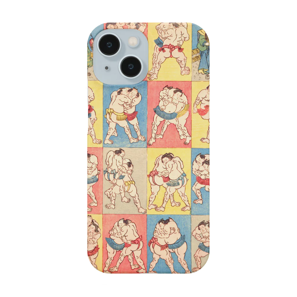 浮世絵ショップ のどぐろ　UKIYOE SHOP NODOGUROの新板 取組大角力 / New Release Initiatives in sumo Smartphone Case