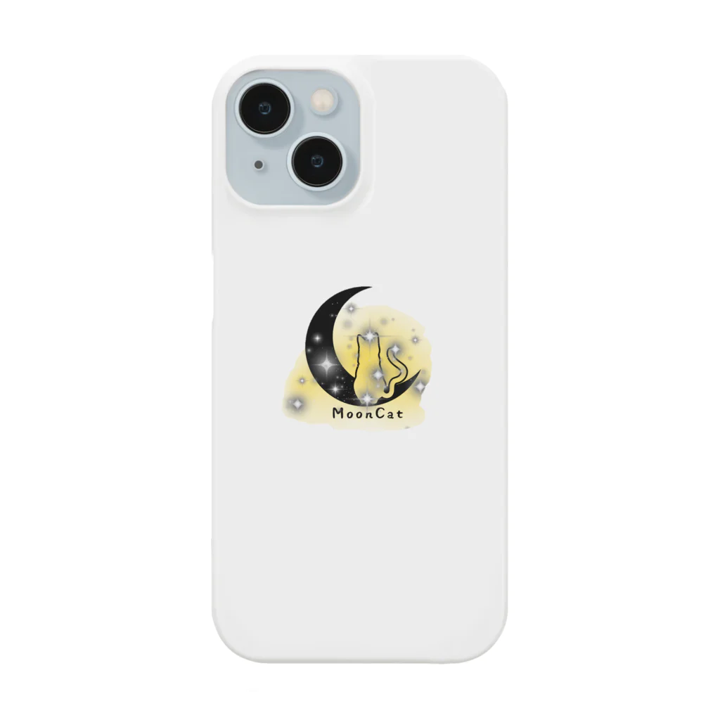 夜のアトリエのオリジナルロゴグッズ　MoonCat Smartphone Case