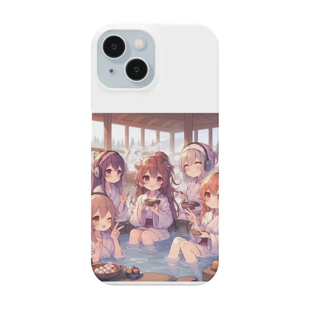 SWQAの温泉を楽しむ女子 Smartphone Case