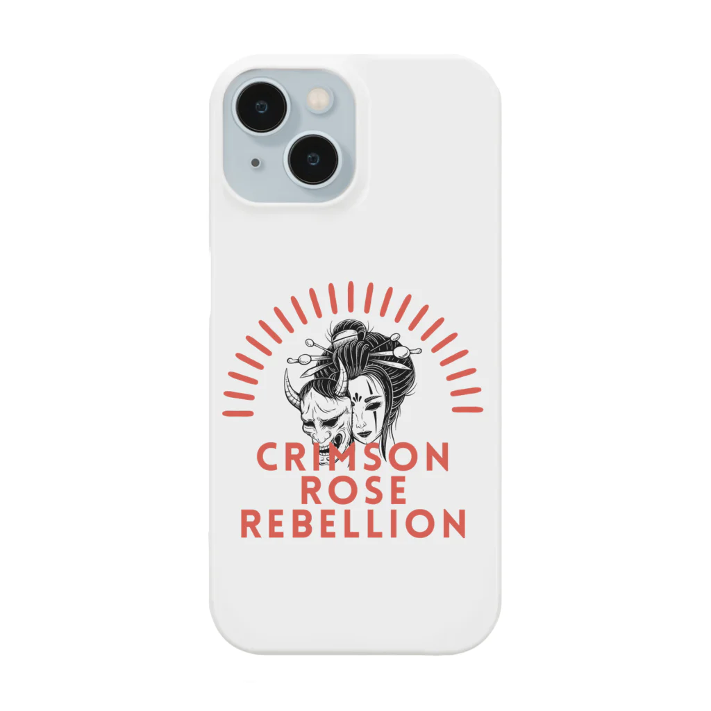 CHIBE86のCrimson Rose Rebellion Smartphone Case