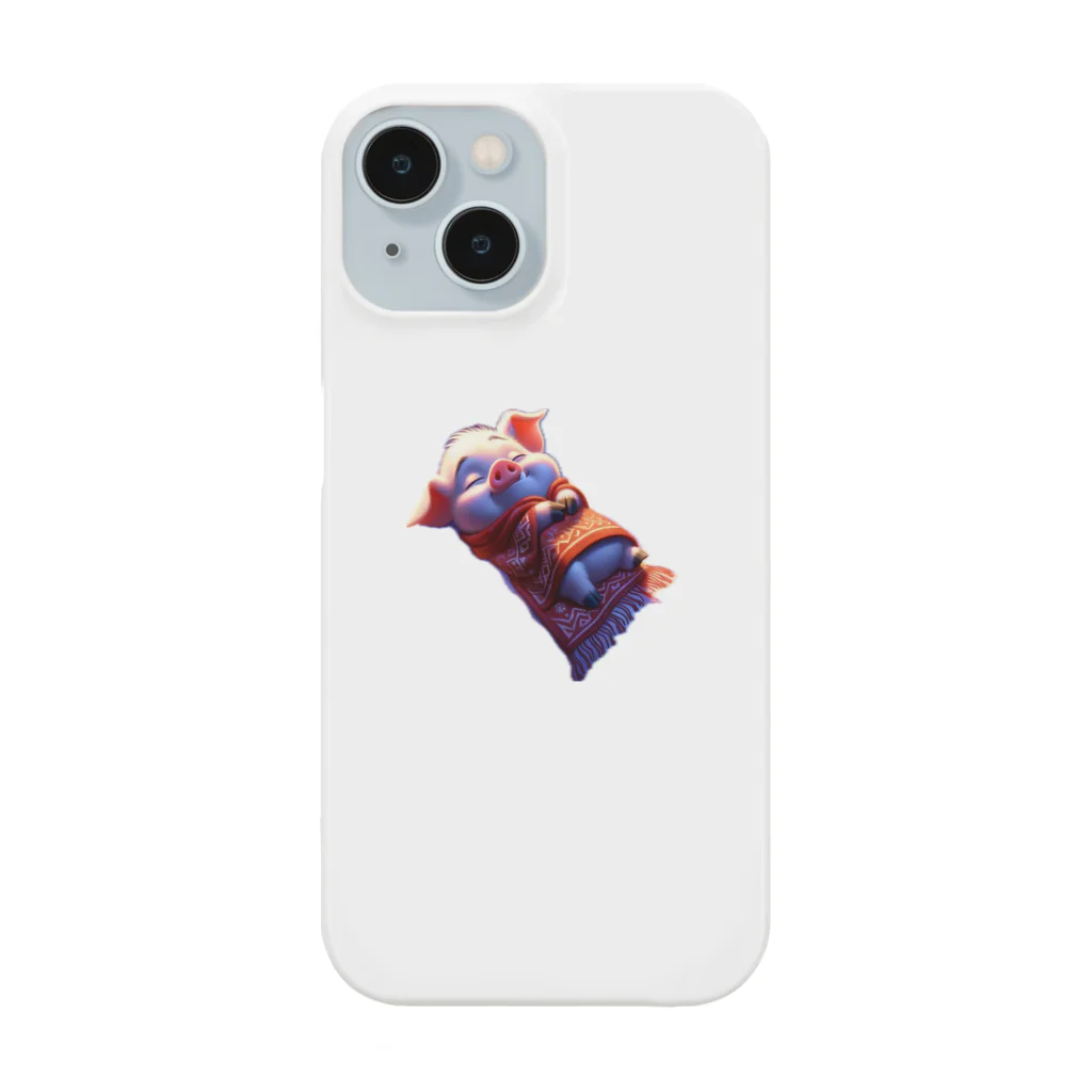 Chibi World（ちびワールド）の猪のウリ坊くん Smartphone Case