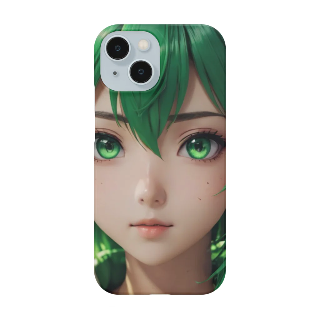 実写＆アニメ 美少女専門ショップの可愛らしいアニメキャラクターが描かれた美少女イラスト Smartphone Case