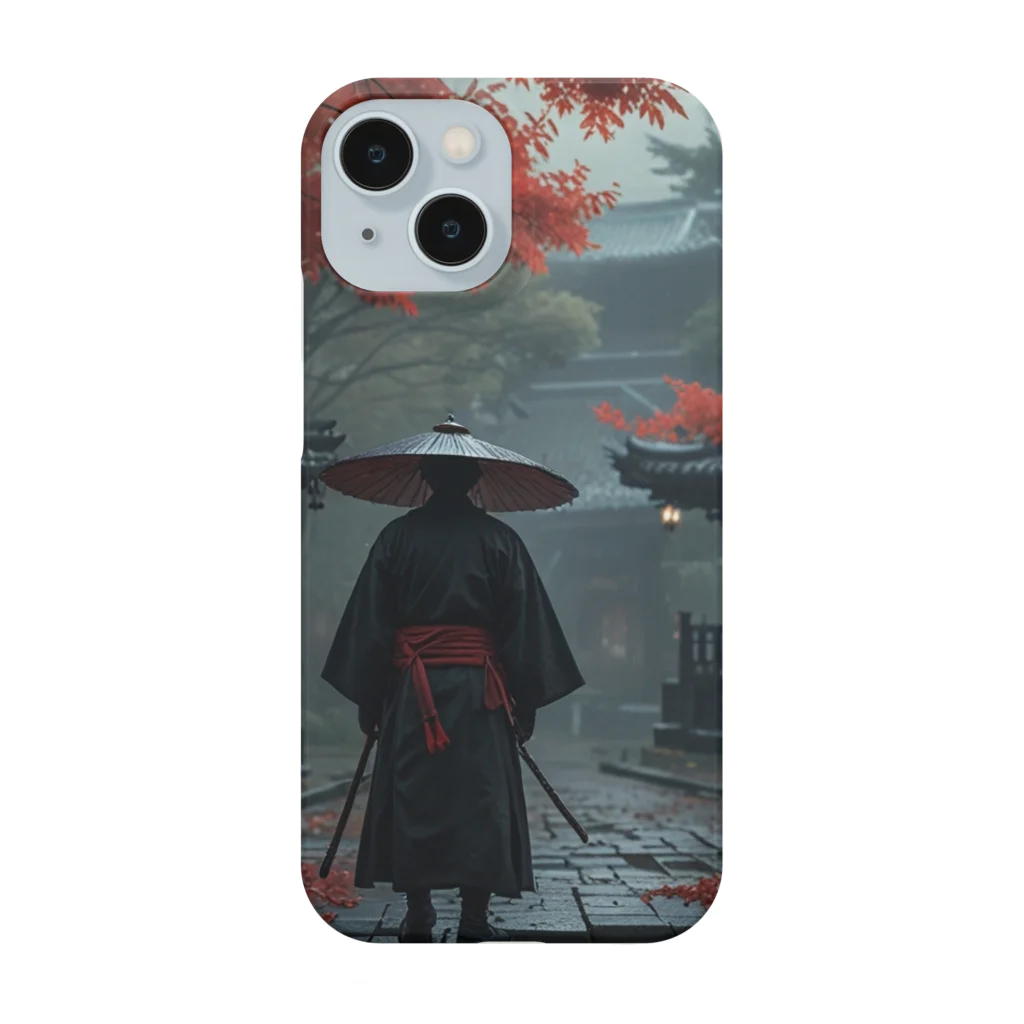 中村マコトの雨の中の侍 Smartphone Case