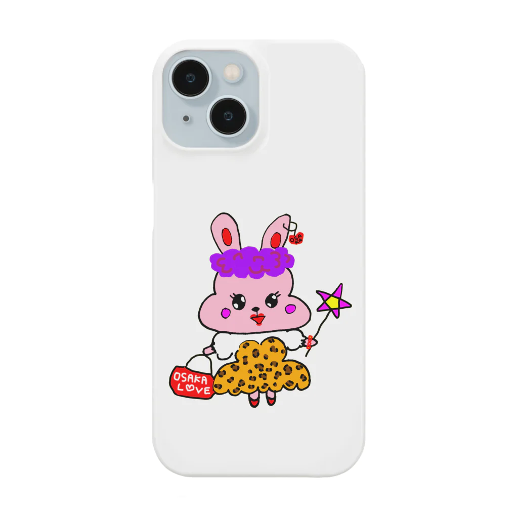 なんかクセになる販売店『あきょん』の大阪のオバウサちゃん Smartphone Case