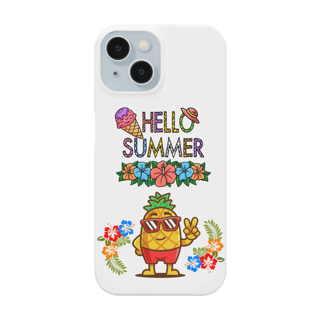 ivybloonの夏シリーズ　パイナップルおじさん Smartphone Case