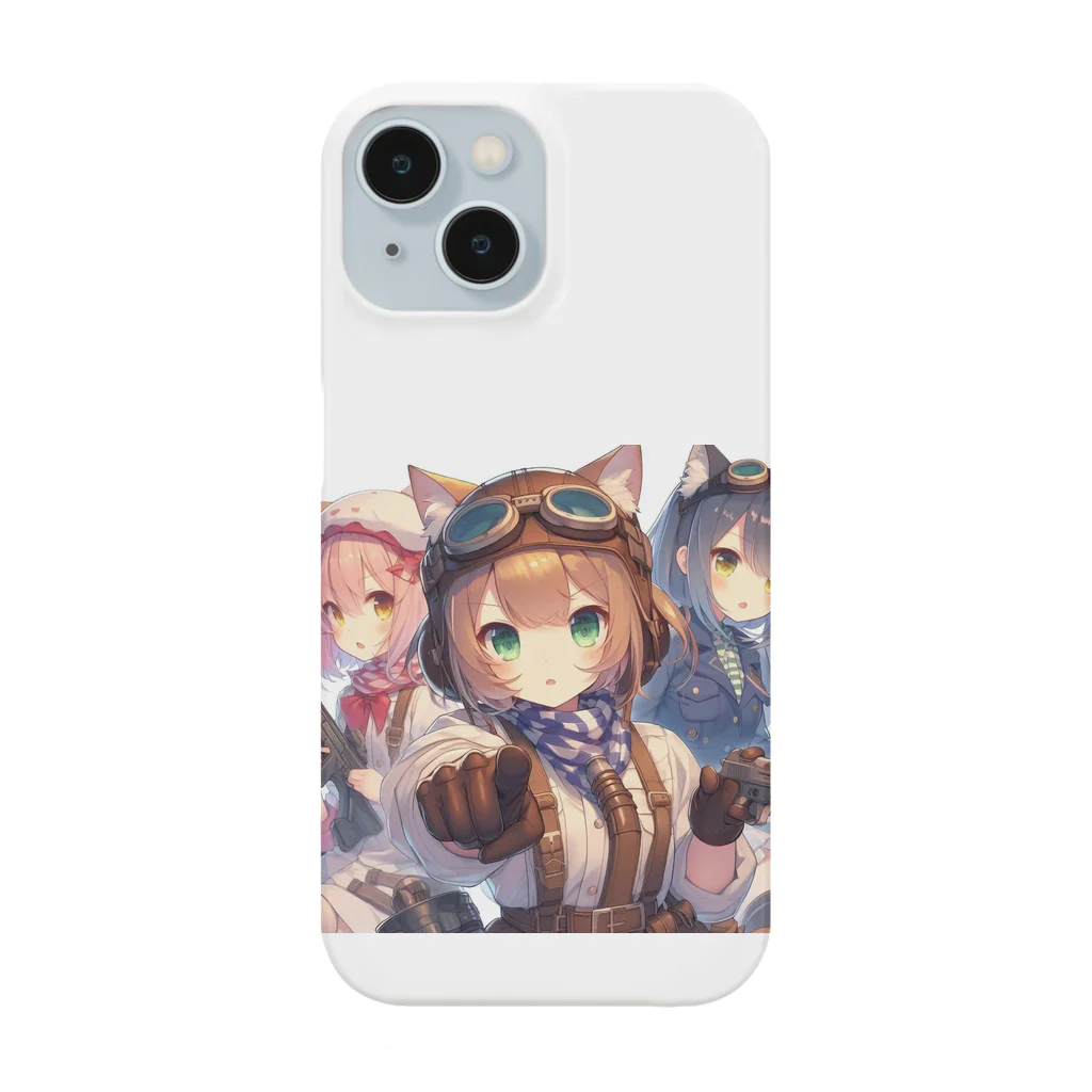 SWQAの猫パイロット仲間たち Smartphone Case