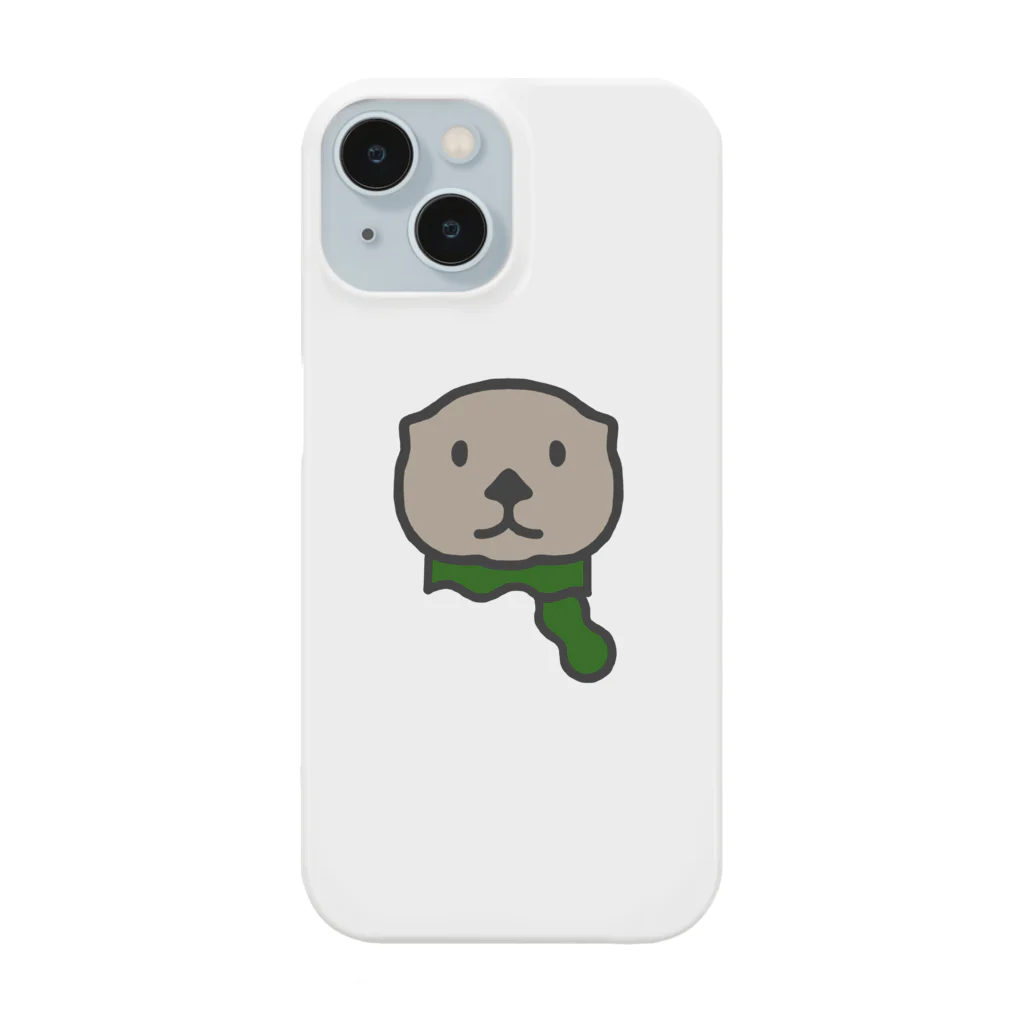 BISCUITのラッコのしおたん こんぶマフラー Smartphone Case