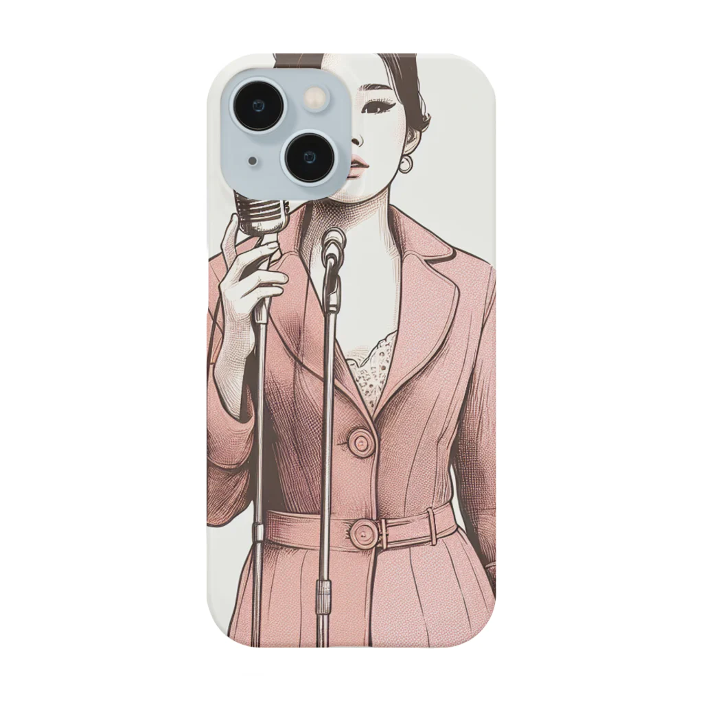 noBuの哀愁を持つ女性シンガー Smartphone Case