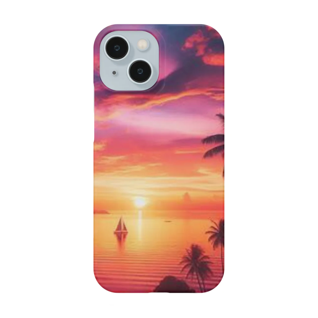 Rパンダ屋の「美しい夕焼け」グッズ Smartphone Case