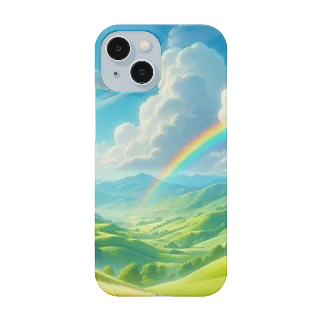 Rパンダ屋の「美しい緑の風景」グッズ Smartphone Case