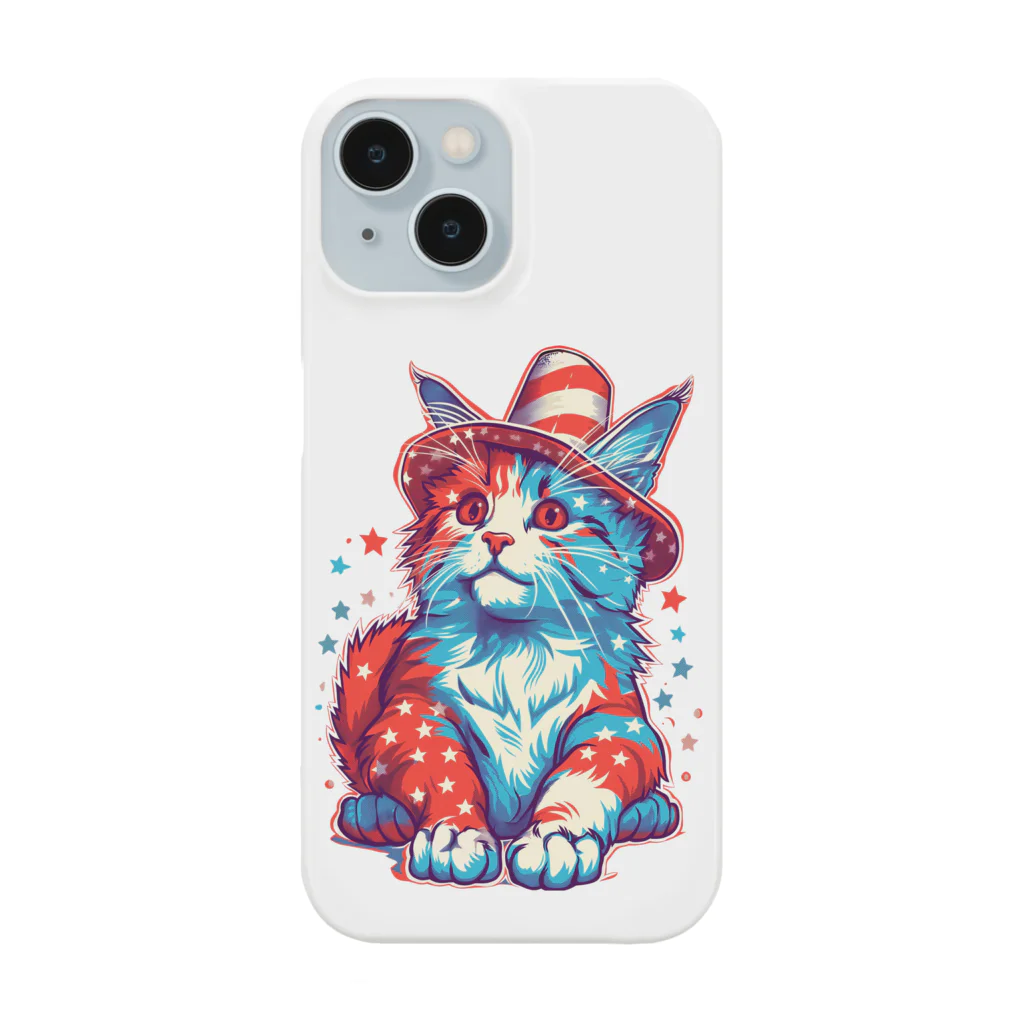 伊藤豊大の猫LOVEアメリカ Smartphone Case