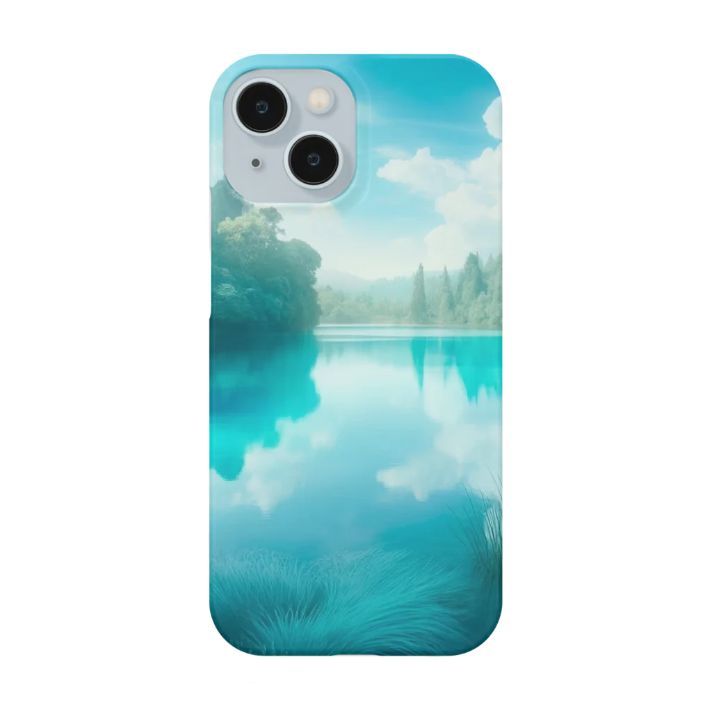 hana2ginの Almost Transparent Blue. Smartphone Case