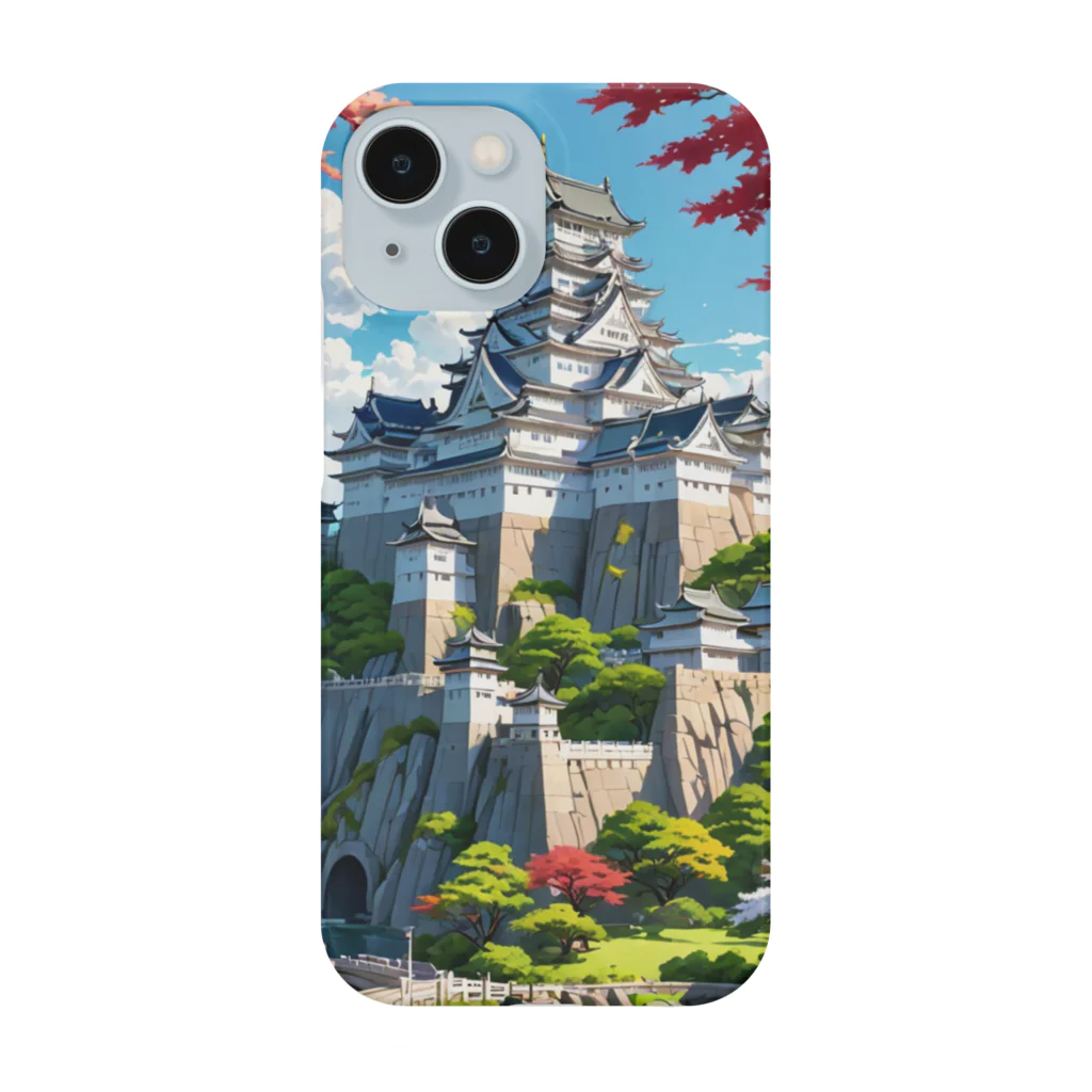 デザイン学科卒のHimeji Castle　姫路城 スマホケース