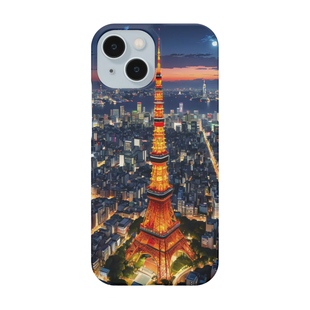 デザイン学科卒のTokyo Tower　東京タワー Smartphone Case