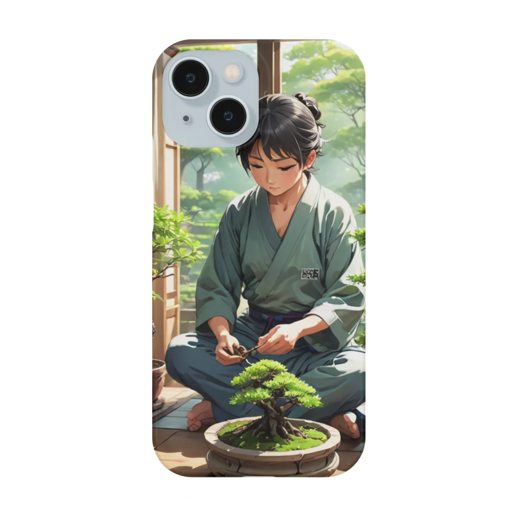 デザイン学科卒のBonsai　盆栽 スマホケース