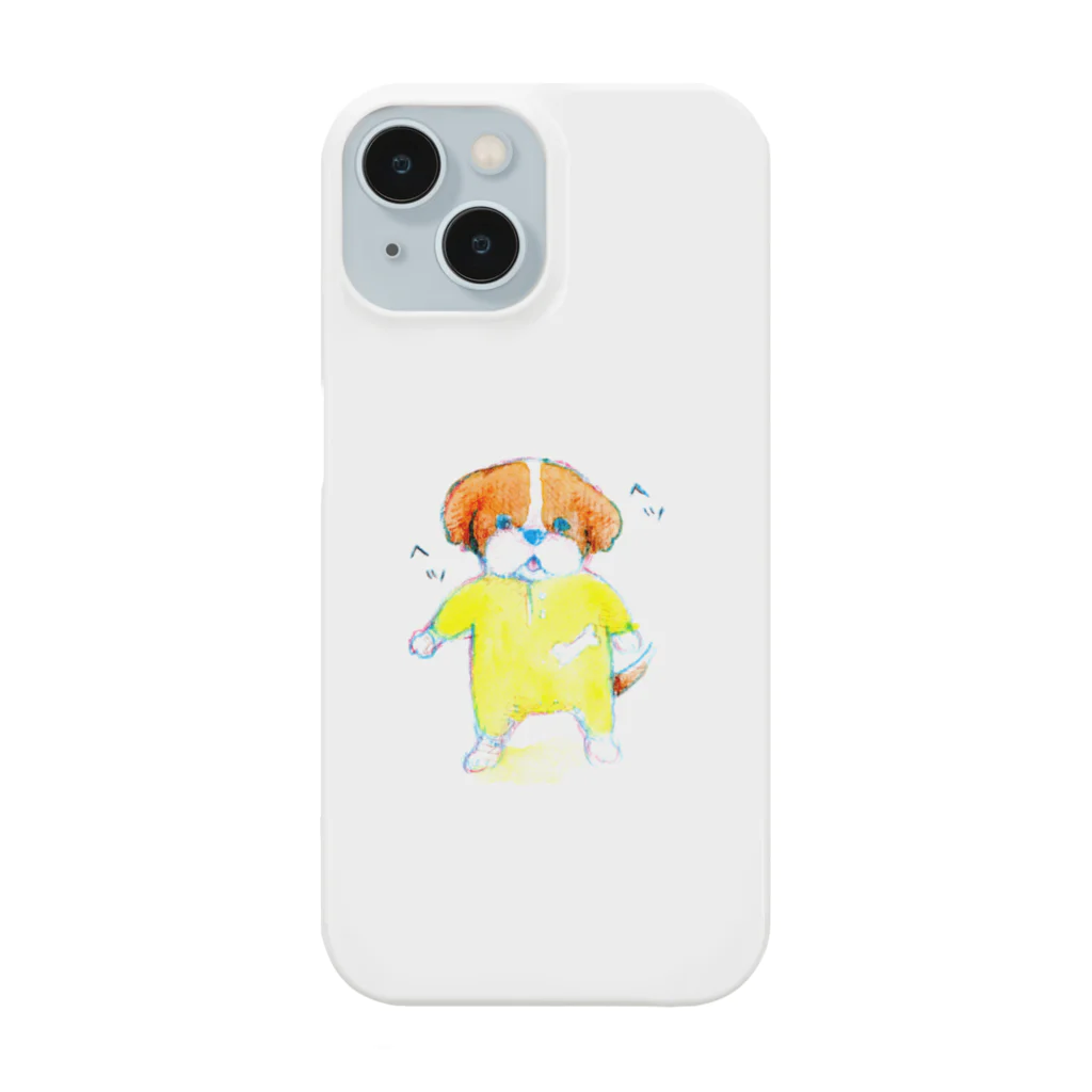 シーズー愛のロンパース犬（元気） Smartphone Case