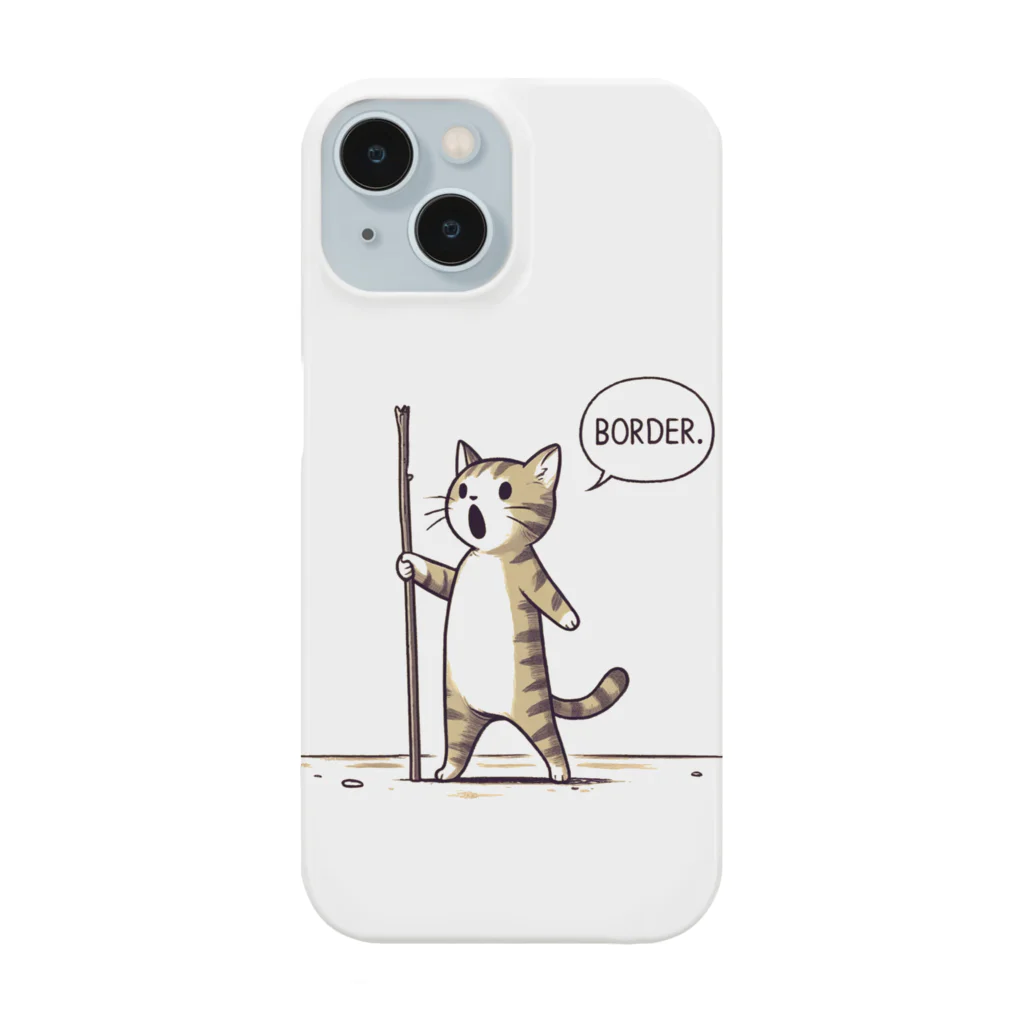 ねこ鉄道の棒だー猫 Smartphone Case