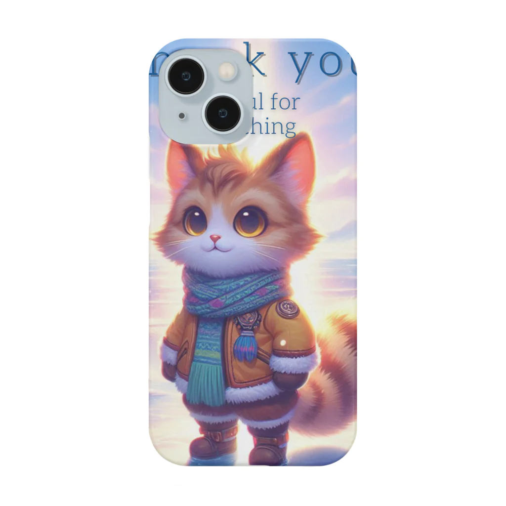 ビビりな番犬くんのふわふわフレンズ！にゃんこ Smartphone Case