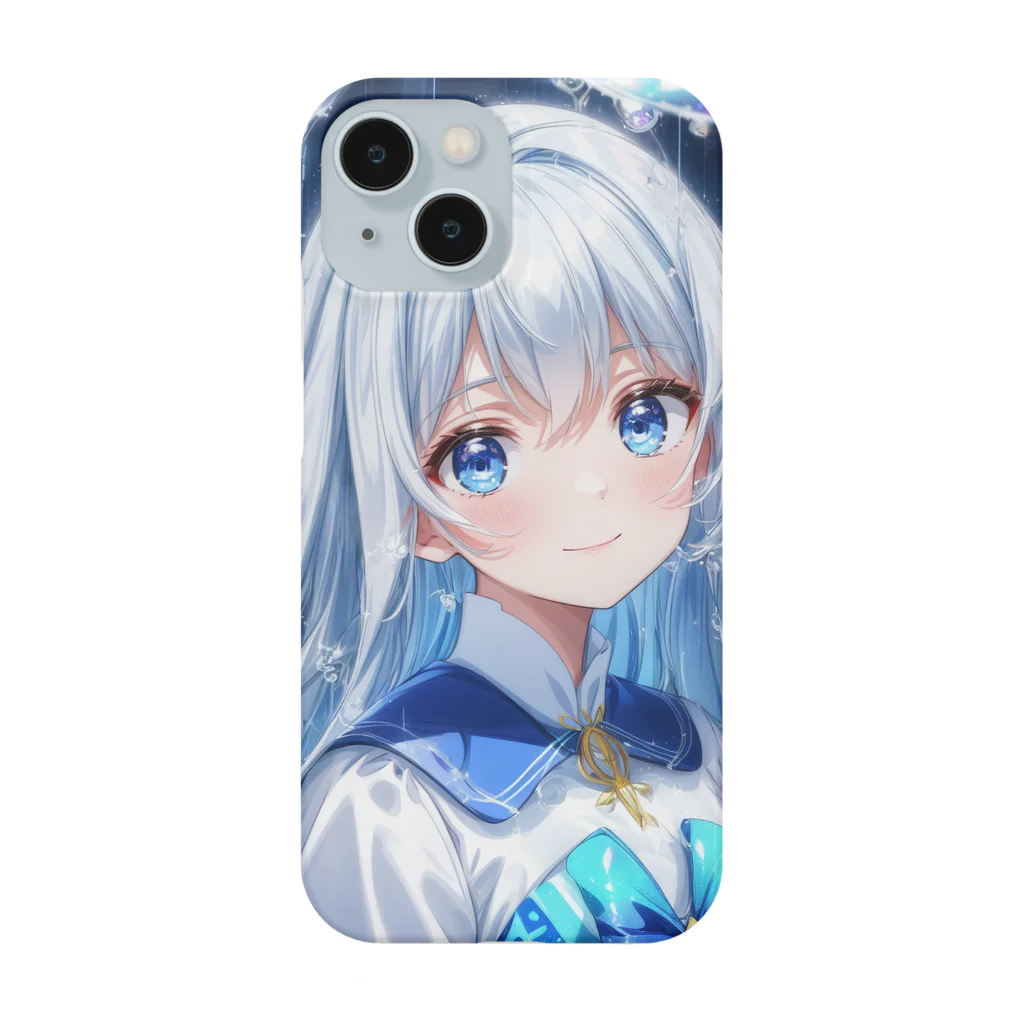 AIjou-Ecstasyの💎宝石のような青い瞳が愛らしい超絶美少女💎 スマホケース