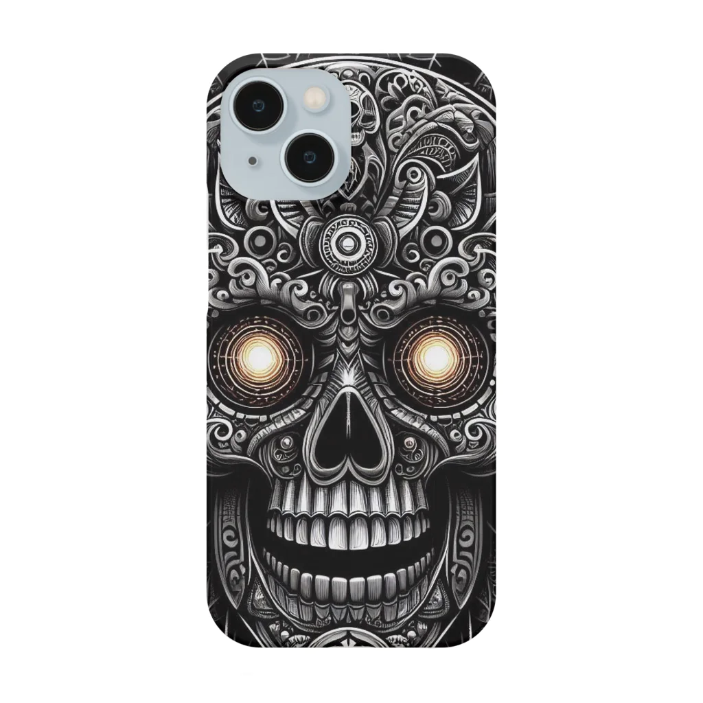 wワンダーワールドwのSKULL005 スマホケース