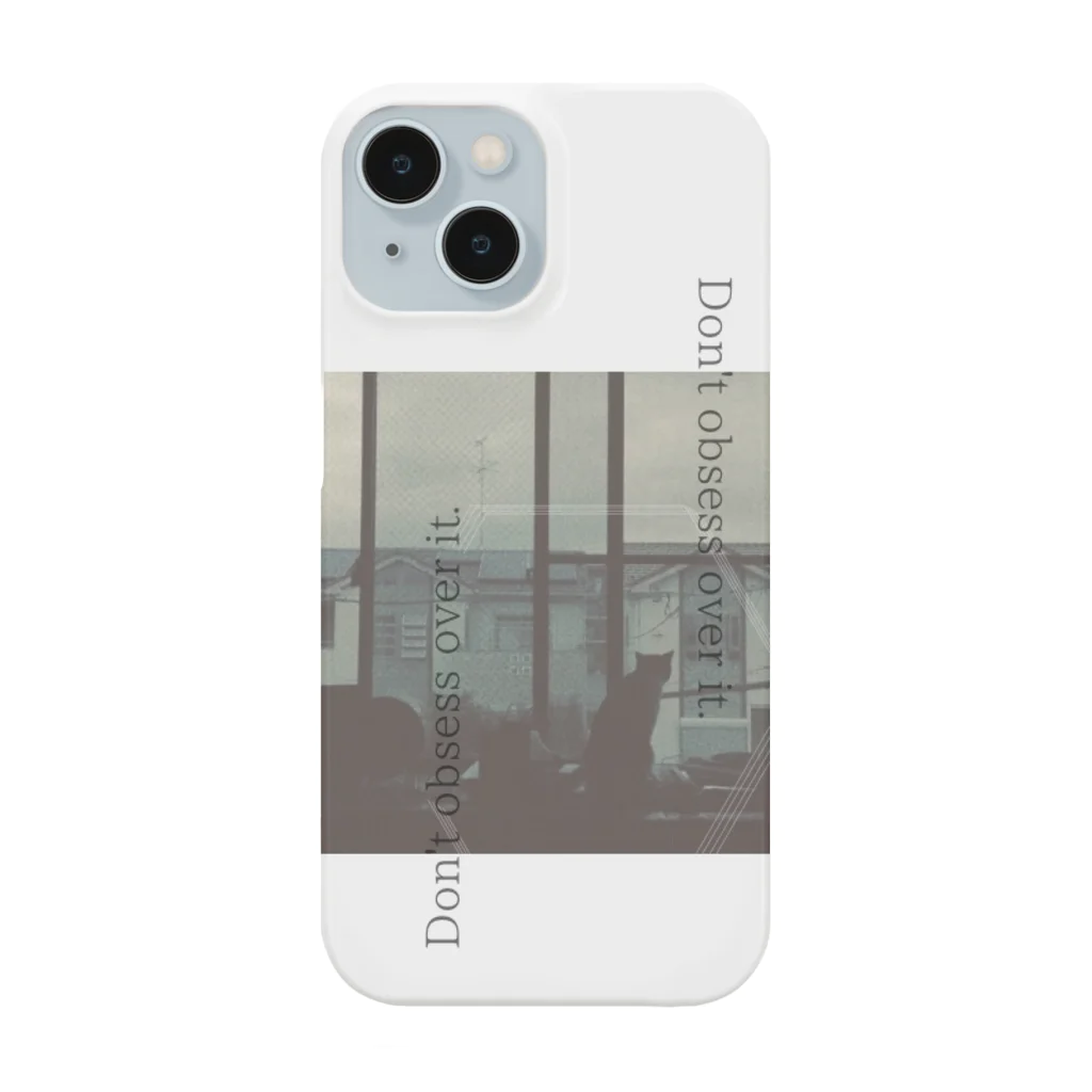 【Nobody】のDon't obsess over it.  iPhone Smartphone Case