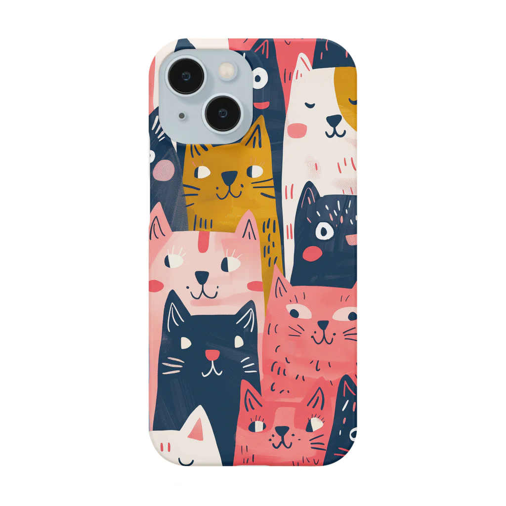 Wood Berries（森と幻想の館）の集合（ねこ？） Smartphone Case