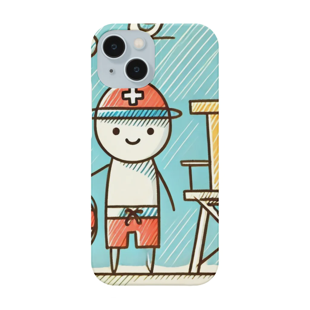 海の幸のライフガード Smartphone Case